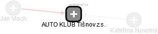 AUTO KLUB Tišnov z.s. - obrázek vizuálního zobrazení vztahů obchodního rejstříku