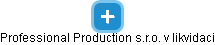 Professional Production s.r.o. v likvidaci - obrázek vizuálního zobrazení vztahů obchodního rejstříku