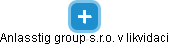 Anlasstig group s.r.o. v likvidaci - obrázek vizuálního zobrazení vztahů obchodního rejstříku