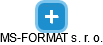 MS-FORMAT s. r. o. - obrázek vizuálního zobrazení vztahů obchodního rejstříku