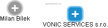 VONIC SERVICES s.r.o. - obrázek vizuálního zobrazení vztahů obchodního rejstříku