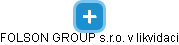 FOLSON GROUP  s.r.o. v likvidaci - obrázek vizuálního zobrazení vztahů obchodního rejstříku