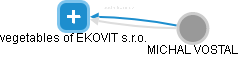 vegetables of EKOVIT s.r.o. - obrázek vizuálního zobrazení vztahů obchodního rejstříku