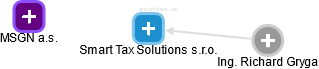 Smart Tax Solutions s.r.o. - obrázek vizuálního zobrazení vztahů obchodního rejstříku