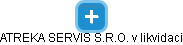 ATREKA SERVIS S.R.O. v likvidaci - obrázek vizuálního zobrazení vztahů obchodního rejstříku