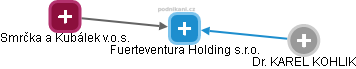 Fuerteventura Holding s.r.o. - obrázek vizuálního zobrazení vztahů obchodního rejstříku