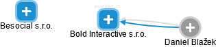 Bold Interactive s.r.o. - obrázek vizuálního zobrazení vztahů obchodního rejstříku