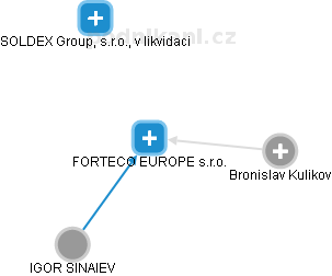 FORTECO EUROPE s.r.o. - obrázek vizuálního zobrazení vztahů obchodního rejstříku