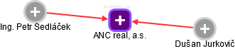 ANC real, a.s. - obrázek vizuálního zobrazení vztahů obchodního rejstříku