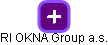 RI OKNA Group a.s. - obrázek vizuálního zobrazení vztahů obchodního rejstříku