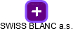 SWISS BLANC a.s. - obrázek vizuálního zobrazení vztahů obchodního rejstříku