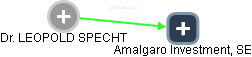 Amalgaro Investment, SE - obrázek vizuálního zobrazení vztahů obchodního rejstříku
