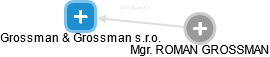 Grossman & Grossman s.r.o. - obrázek vizuálního zobrazení vztahů obchodního rejstříku