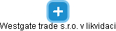 Westgate trade s.r.o. v likvidaci - obrázek vizuálního zobrazení vztahů obchodního rejstříku
