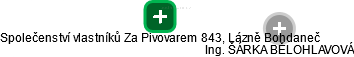 Společenství vlastníků Za Pivovarem 843, Lázně Bohdaneč - obrázek vizuálního zobrazení vztahů obchodního rejstříku
