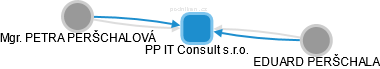 PP IT Consult s.r.o. - obrázek vizuálního zobrazení vztahů obchodního rejstříku