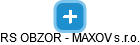 RS OBZOR - MAXOV s.r.o. - obrázek vizuálního zobrazení vztahů obchodního rejstříku