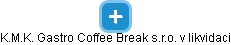 K.M.K. Gastro Coffee Break s.r.o. v likvidaci - obrázek vizuálního zobrazení vztahů obchodního rejstříku