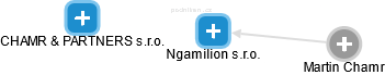Ngamilion s.r.o. - obrázek vizuálního zobrazení vztahů obchodního rejstříku