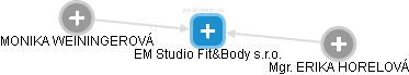 EM Studio Fit&Body s.r.o. - obrázek vizuálního zobrazení vztahů obchodního rejstříku