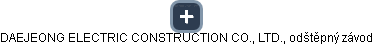 DAEJEONG ELECTRIC CONSTRUCTION CO., LTD., odštěpný závod - obrázek vizuálního zobrazení vztahů obchodního rejstříku