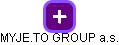 MYJE.TO GROUP a.s. - obrázek vizuálního zobrazení vztahů obchodního rejstříku
