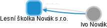 Lesní školka Novák s.r.o. - obrázek vizuálního zobrazení vztahů obchodního rejstříku
