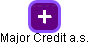 Major Credit a.s. - obrázek vizuálního zobrazení vztahů obchodního rejstříku