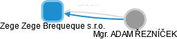 Zege Zege Brequeque s.r.o. - obrázek vizuálního zobrazení vztahů obchodního rejstříku