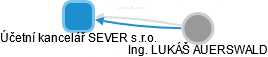 Účetní kancelář SEVER s.r.o. - obrázek vizuálního zobrazení vztahů obchodního rejstříku