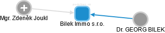 Bilek Immo s.r.o. - obrázek vizuálního zobrazení vztahů obchodního rejstříku