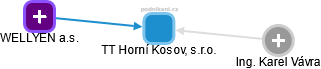 TT Horní Kosov, s.r.o. - obrázek vizuálního zobrazení vztahů obchodního rejstříku