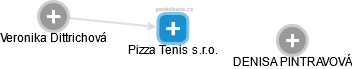 Pizza Tenis s.r.o. - obrázek vizuálního zobrazení vztahů obchodního rejstříku