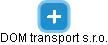 DOM transport s.r.o. - obrázek vizuálního zobrazení vztahů obchodního rejstříku