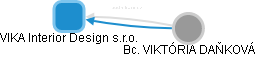 VIKA Interior Design s.r.o. - obrázek vizuálního zobrazení vztahů obchodního rejstříku