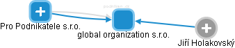 global organization s.r.o. - obrázek vizuálního zobrazení vztahů obchodního rejstříku