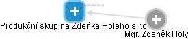 Produkční skupina Zdeňka Holého s.r.o. - obrázek vizuálního zobrazení vztahů obchodního rejstříku
