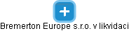 Bremerton Europe s.r.o. v likvidaci - obrázek vizuálního zobrazení vztahů obchodního rejstříku