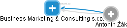 Business Marketing & Consulting s.r.o. - obrázek vizuálního zobrazení vztahů obchodního rejstříku