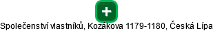 Společenství vlastníků, Kozákova 1179-1180, Česká Lípa - obrázek vizuálního zobrazení vztahů obchodního rejstříku
