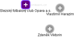Slezský fotbalový club Opava a.s. - obrázek vizuálního zobrazení vztahů obchodního rejstříku
