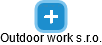 Outdoor work s.r.o. - obrázek vizuálního zobrazení vztahů obchodního rejstříku