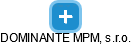 DOMINANTE MPM, s.r.o. - obrázek vizuálního zobrazení vztahů obchodního rejstříku