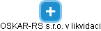 OSKAR-RS s.r.o. v likvidaci - obrázek vizuálního zobrazení vztahů obchodního rejstříku