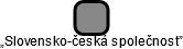 „Slovensko-česká společnost” - obrázek vizuálního zobrazení vztahů obchodního rejstříku
