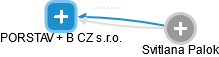 PORSTAV + B CZ s.r.o. - obrázek vizuálního zobrazení vztahů obchodního rejstříku