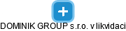 DOMINIK GROUP s.r.o. v likvidaci - obrázek vizuálního zobrazení vztahů obchodního rejstříku