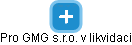 Pro GMG s.r.o. v likvidaci - obrázek vizuálního zobrazení vztahů obchodního rejstříku