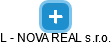 L - NOVA REAL s.r.o. - obrázek vizuálního zobrazení vztahů obchodního rejstříku