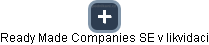 Ready Made Companies SE v likvidaci - obrázek vizuálního zobrazení vztahů obchodního rejstříku